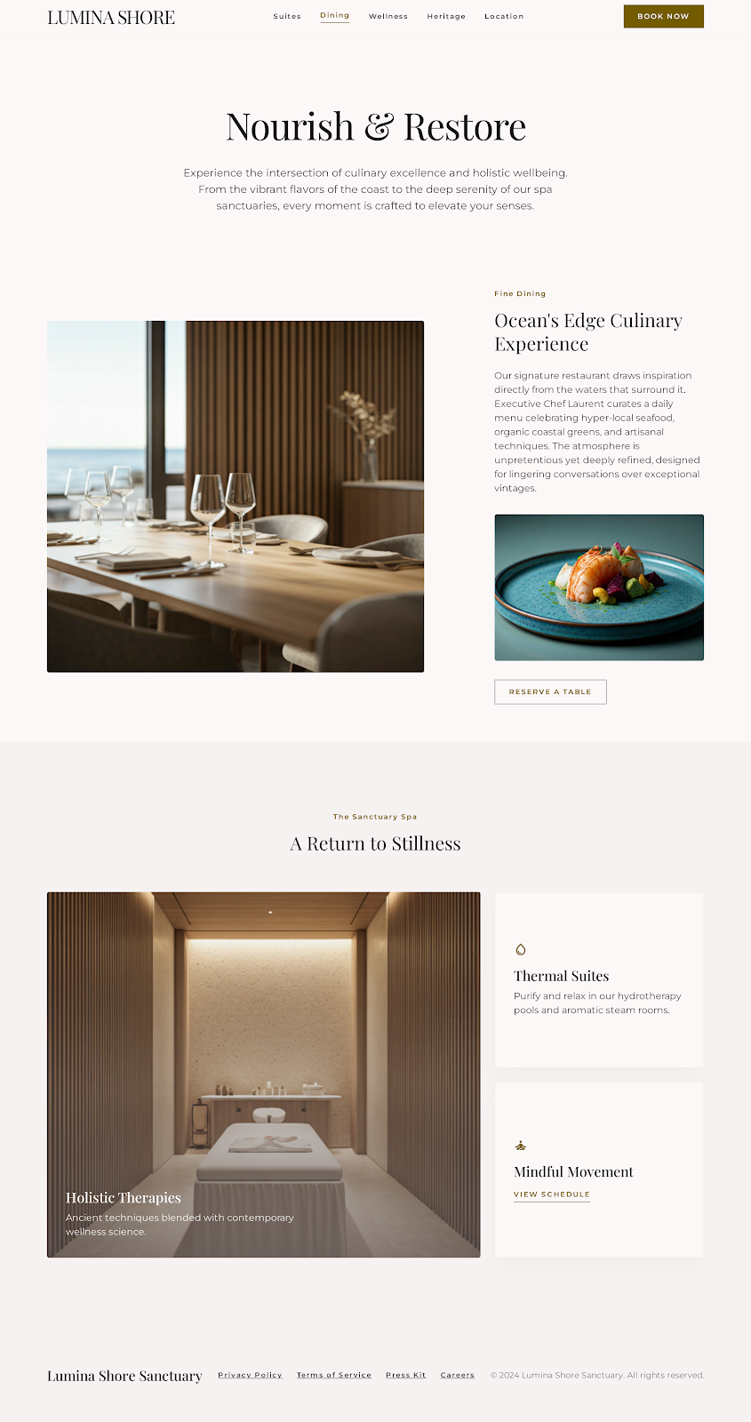 Culinary detail